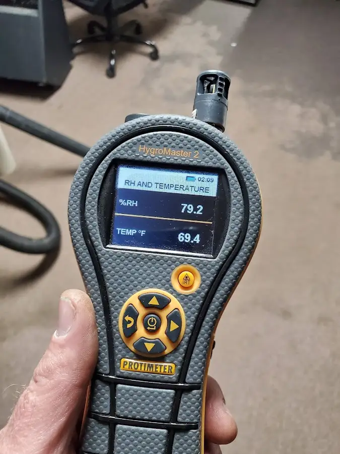 Moisture meter humidity assessment for Mold Remediation & Removal in East Coventry