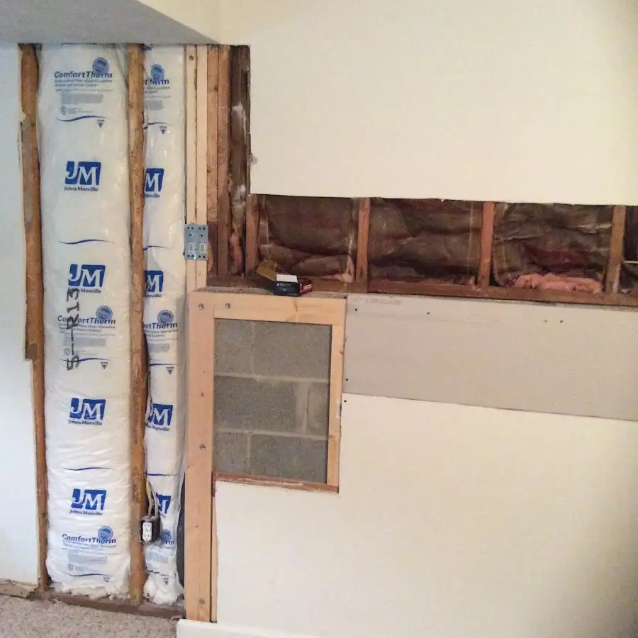 Wall insulation replacement during Odor Removal & Deodorization in East Coventry